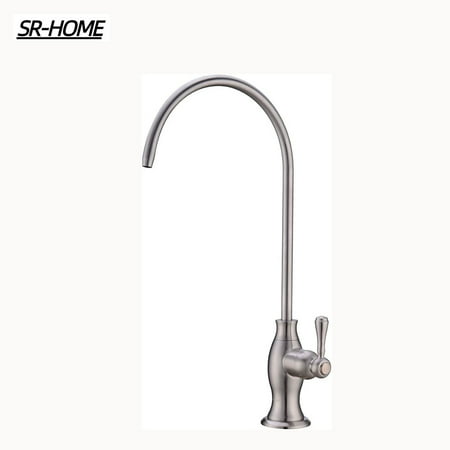 

Water Filter Faucet Commercial Water Filtration Faucet for Under Sink Water Filter System Modern Brushed Nickel Kitchen Bar Sink Drinking Water Faucet