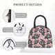 thumbnail image 4 of Balery Black Snake Bolsa de Almuerzo para Mujeres, Caja de Almuerzo, Bolsa de Almuerzo Pequeña Impermeable, Tote de Almuerzo Reutilizable con Gran Capacidad, 4 of 6