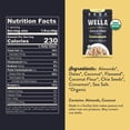thumbnail image 6 of Wella Grain Free Cereal Oatmeal Alternative – Organic Cereal, Vegan High Protein Gluten Free Superfood – Paleo Plant-Based Non-GMO – Low in Net Carbs – Single-Serve 1.6 oz. - 10 Packets, 6 of 8