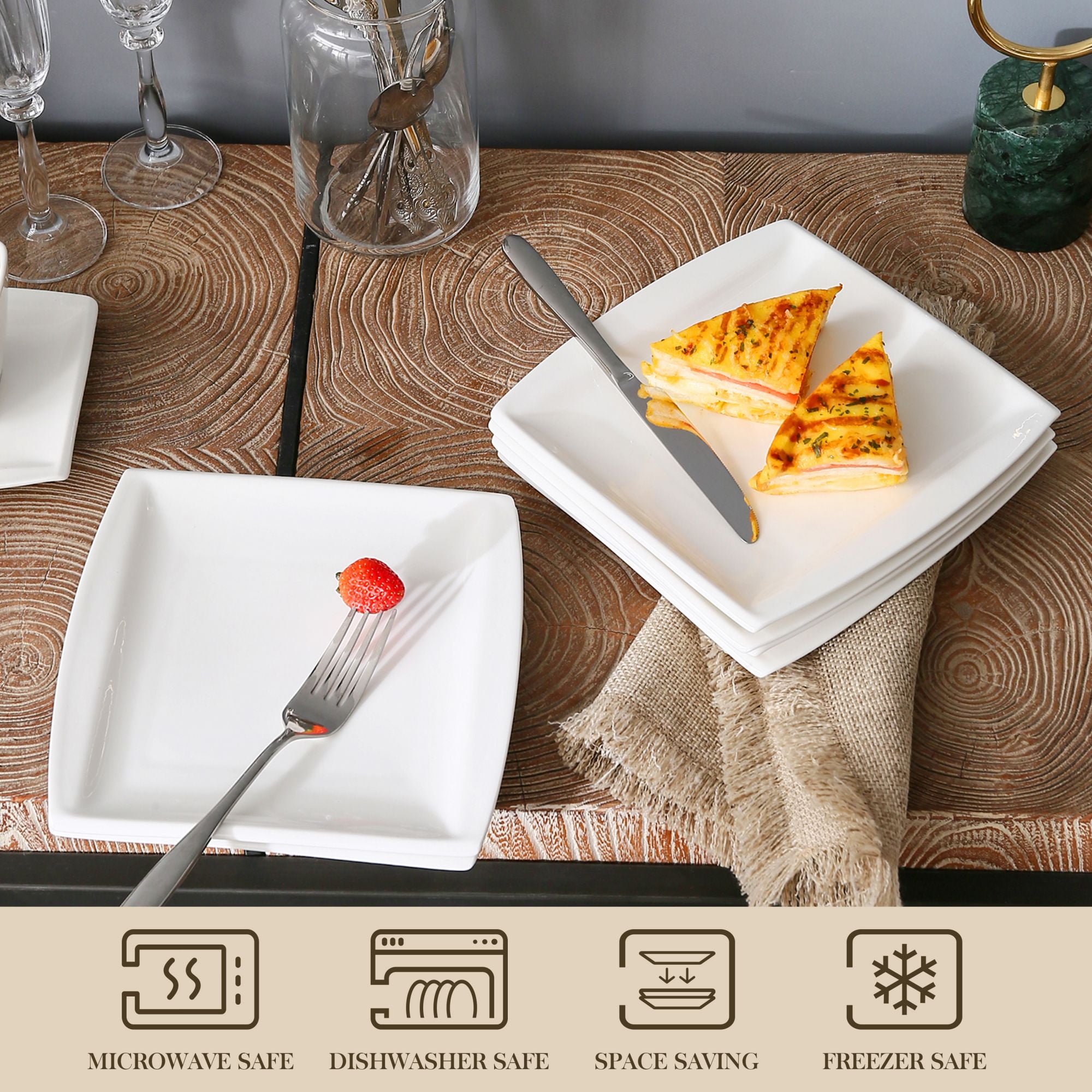 casaWare Cutlery 2-Piece Set ( 6-Inch Chef and 8-Inch All Purpose) -  LaPrima Shops®