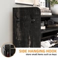 thumbnail image 5 of Uforic 4-Drawer Shoe Cabinet, Slim Farmhouse Shoe Storage for 24 Pairs, Narrow Entryway Organizer, Oak, 5 of 6