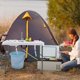 thumbnail image 3 of Costway Mesa de Limpieza de Pescado Portátil, Mesa Plegable con 2 Fregaderos y Grifo Giratorio, Soporte para Basura y Medidor, Estación de Limpieza de Pescado al Aire Libre para Camping, Pesca, Picnic, 3 of 3