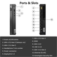 thumbnail image 4 of Lenovo ThinkCentre Neo 50q Business Mini Desktop, Intel Core i5-13420H, 32GB RAM, 1TB SSD, Windows 11 Pro, 4 of 7
