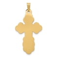 thumbnail image 4 of Real 14kt Yellow Gold Eastern Orthodox Cross Pendant; for Adults and Teens; for Women and Men, 4 of 4