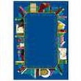 thumbnail image 2 of Joy Carpets Read to Succeed Educational Rug 5-ft 4-in 7-ft 8-in Oval, 2 of 2