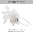 thumbnail image 2 of Yuanmiaoke Fascinator Headband Tea Party Hat Hair Clip for Tea Party Cocktail Party Halloween Christmas, 2 of 10
