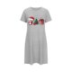 thumbnail image 2 of Camisón corto de talla grande para mujer, camisón de manga corta con estampado de pecho a la moda, camisón para mujer, 2 of 5