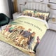 thumbnail image 3 of El Loto Blanco Conjunto de sábanas temático, trío de piezas, cómodo y amigable con la piel, diseño único, regalo de decoración para el hogar para familiares, amigos y fans, 90 cm * 190 cm, 3 of 6