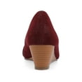 thumbnail image 4 of Journee Womens Graysn Comfort Insole Slip On Round Toe Wedge, Widths Available, 4 of 10
