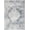Blue, variant on 5' X 7' Multicolor Oriental Power Loom Distressed Washable Area Rug