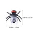 thumbnail image 4 of KAKOWELY 100 piezas de moscas artificiales de juguete de broma, juguetes de moscas simuladas, juguetes de moscas de broma de Halloween, 4 of 5