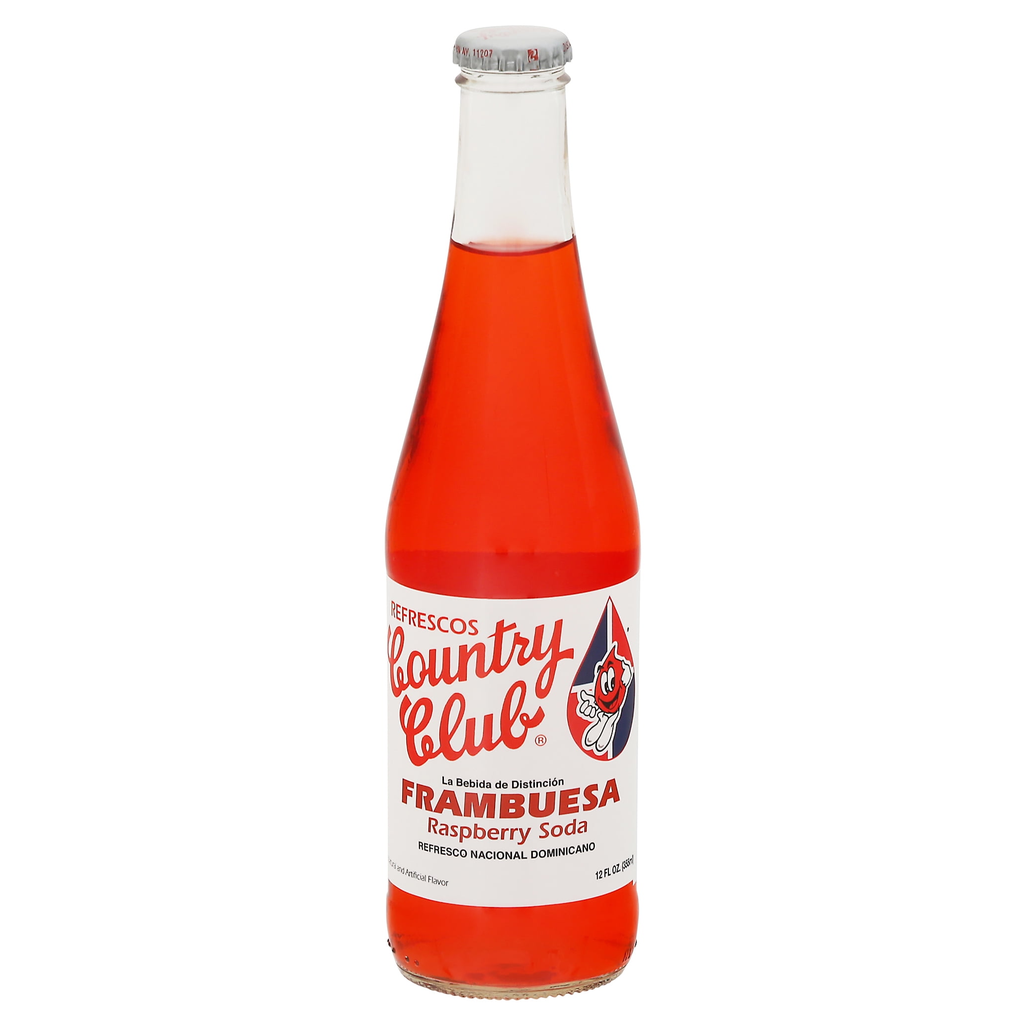 Country Club Frambeusa Raspberry Soda, 12 fl oz