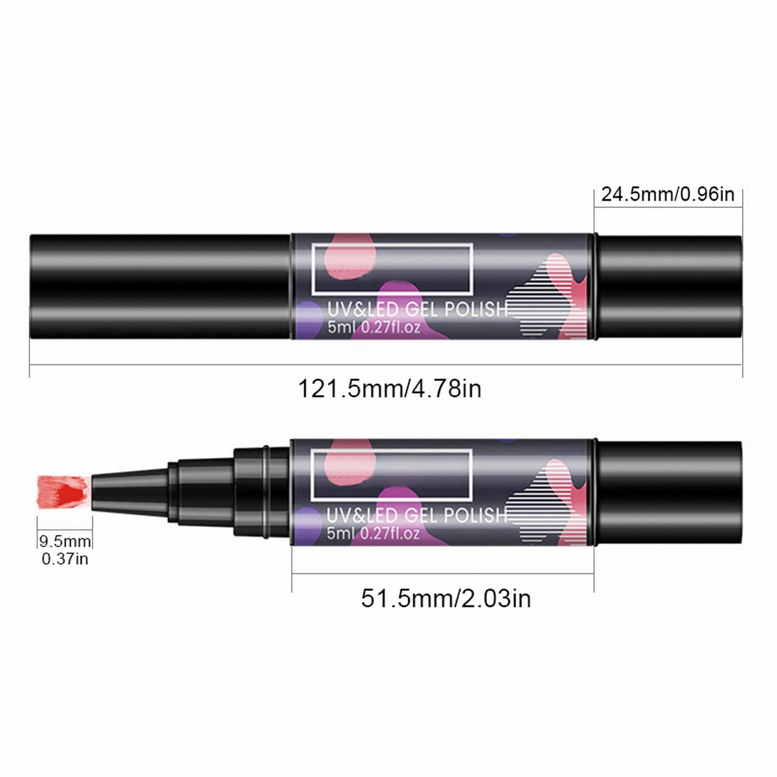 Nail Design Dip Gel Nail Marker Nail Guards for Gel Polish Stripping Girl Pen Brush Kits Nail Dip Tray 2 in 1 Sequins for Lip Gloss Making Nail Stencils And Stamper Kids Wax Brush for Nails