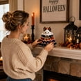 thumbnail image 4 of Halloween Crochet Tabletop Decor DIY Kit – 8-Pack Value Set with Crochet Supplies to Make Witch Ghost Fox Pumpkin,Surprise Halloween Gift for Adults, 4 of 9
