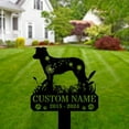 thumbnail image 3 of Handmadetneonsign Chinook Dog Memorial Metal With Stake, Chinook Metal Name Sign Stake, Dog Metal Stake Decor 45240, 3 of 5