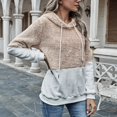 thumbnail image 5 of Cilsoka Lightweight Hoodie Women Blue Crewneck Sweatshirts Women Graphic Pullover Sweatshirts for Women with Zipper Womens Long Sleeve Tops Casual White My Orders past Orders, 5 of 6