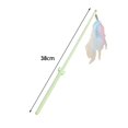 thumbnail image 2 of vnanda Funny Cat Toys Cat Teasing Stick Interactive Toy with Feather Relieve Boredom Stress Train Entertain Cat with Durable for Stimulating for Active, 2 of 8