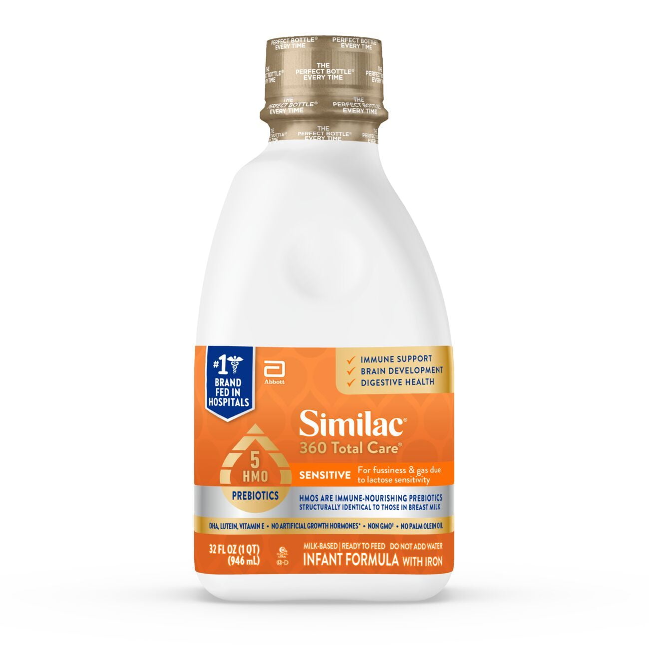 Beurs Zee blozen Similac 360 Total Care Sensitive Infant Formula, Ready-to-Feed 32-fl-oz  Bottle - Walmart.com