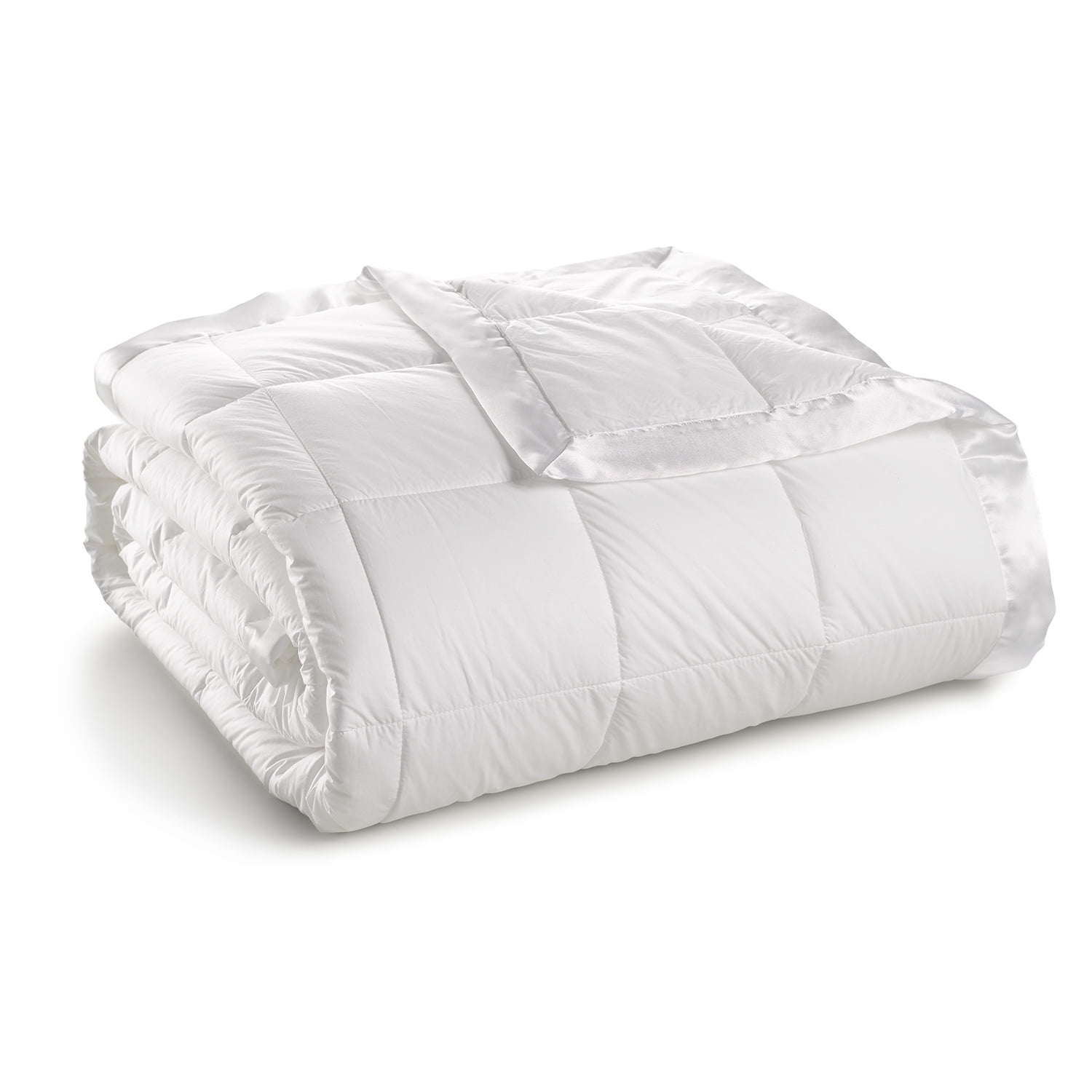 Sharper Image White Duck Down Blanket