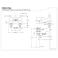 thumbnail image 3 of Kingston Brass FB201DKL 4 in. Centerset Bathroom Faucet, Polished Chrome, 3 of 3