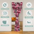 thumbnail image 2 of Erosebridal Pink Train Door Curtain Panel 52x84, Steam Engine Room Divider Curtain, Cartoon Vehicle Decor, 2 of 5