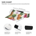 thumbnail image 4 of Balery Hawaiian Pineappl Sport Wear Athletic Visor Sun Sports Visor Hat Visor Adjustable Cap for Women and Men (One Size), 4 of 8