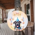 thumbnail image 3 of Watercolor Cane Corso Happy Birthday Celebration Balloons Gift Party Round Wood Sign Italian Mastiff Dog Lover Gifts Idea Hanging Wall Home Decor - 00028, 3 of 5