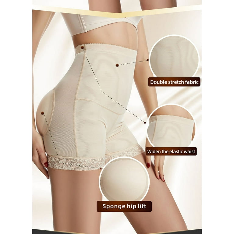 Hip Pads for Women Shapewear,Butt Lifting Shapewear Shorts with Hip Dip  Pads,High Waisted Tummy Control Shorts