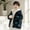Black, variant on Abtuhar Boys and Girls Fall Winter Hooded Casual Outerwear and Jackets Thick Fleece‑lined Wind‑proof Padded Coat