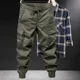 thumbnail image 2 of Pantalones Hombre Moto Invierno Negro Cargo Pantalones para Hombre Biker Forrado Polar Nailon Emo Moda Talla Grande Alta Calidad Diseñador, 2 of 4