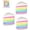 3pcs, variant on Cake Squishy Slow Rise Rainbow Cake Squishy, Jumbo Slow Rising Fidget Squeeze Ball, Soft Sensory Stress Relief for Anxiety, Focus, Hand Therapy & Party Favors(3pcs)