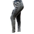 thumbnail image 5 of Jack David Women's Plus Size Stretch Distressed Ripped Skinny Denim Jeans Pants, 5 of 14