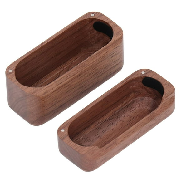 Étui pour Écouteurs Sans Fil en Bois de Noyer Poli à la Main Antichoc Housse de Protection pour Écouteurs Sans Fil Freebuds Pro2