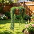 thumbnail image 5 of 5 Pack Artificial Weeping Willow Hanging Vines, 37.4 inch Aesthetic Faux Floral Trailing Vine Arrangement, Decorative Greenery for Wedding Living Room Outdoor Courtyard Festival Everyday Decor, 5 of 6