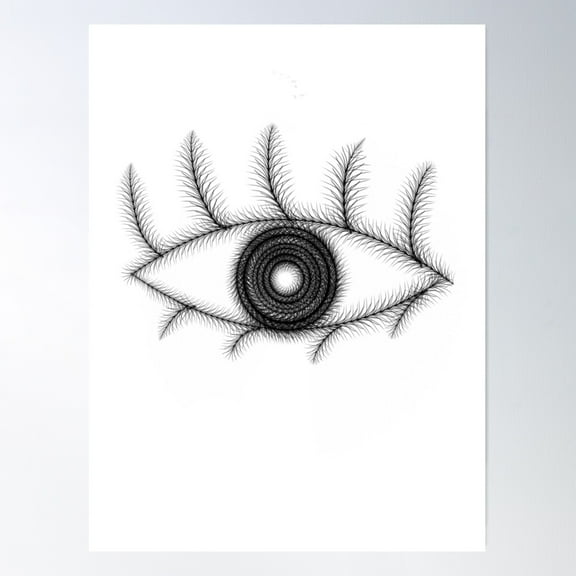 Evil Eye Poster Wall Art, Modern Wall Decor For Living Room Bedroom, 8x12 UNFRAMED
