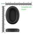 thumbnail image 6 of Geekria QuickFit Replacement Ear Pads Compatible with HyperX Cloud III, Cloud II, Cloud II Gaming Headphones, Ear Cushions (Black), 6 of 6