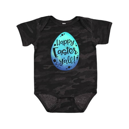 

Inktastic Happy Easter Y all with Blue Easter Egg Gift Baby Boy or Baby Girl Bodysuit