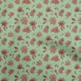 thumbnail image 1 of oneOone Polyester Spandex Mint Green Fabric Floral & Quilting Supplies Print Sewing Fabric By The Yard 56 Inch Wide, 1 of 4