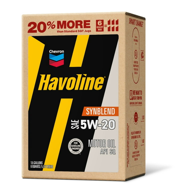 【ビンテージ 看板】 HAVOLINE MOTOR OIL ホーロー看板 Chevron Havoline Synthetic Blend Motor Oil 5W-20, 6 Quart