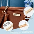 thumbnail image 4 of 1 Set 16PCS Golden Handmade Label Tags 1.2x4cm Handmade Metal Tags Metal Purse Tags Alloy Handmade Labels Handmade Label Signs Tags Handmade Metal Labels for DIY Sewing Crafts Accessories, 4 of 7