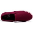 thumbnail image 4 of Women Canvas Slip-On Sneakers Soft Walking Shoes Rubber Sole Flat Loafers, 4 of 6