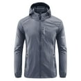thumbnail image 1 of Veste Imperméable Imperméable pour Hommes Brnmxoke Imperméable Léger 2023 Imperméable avec Capuche pour Golf Randonnée Veste Coupe-Vent Extérieur, 1 of 8