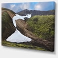 thumbnail image 2 of White Spots Snowfields In Gullies - Large Landscape Canvas Art, 2 of 4