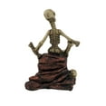 thumbnail image 3 of Zeckos 7 inch Creepy Skeleton Sitting On Rocks Figurine, 3 of 3