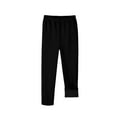 thumbnail image 2 of XXWXYD Children High Waisted Thermal Leggings Fleec𝖾 Lined Winter Warm Thickened Cozy Underwear Pants with Elastic Waist Kids Thermal Wear, 2 of 9