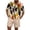 Khaki-t, variant on Men Striped Waffle Knit 2 Piece Outfit, Half Zip Short Sleeve Polo Shirt & Matching Drawstring Shorts Summer Casual Set Mint Green XXXXXXL