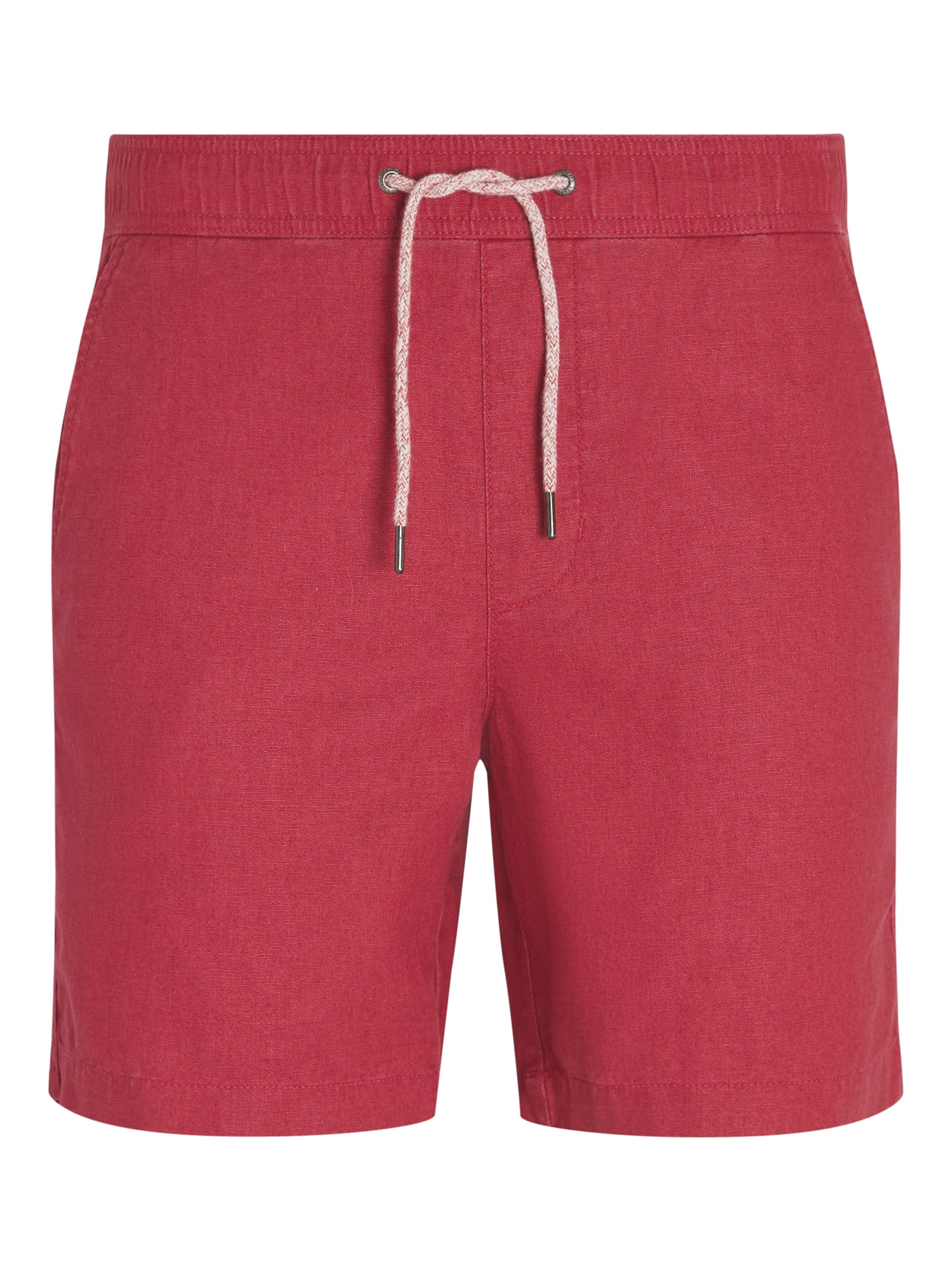 Chaps Men's & Big Men's Seacoast Wash Linen Blend Pull On Shorts, 9" Inseam, Sizes S-2XL