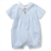 George - Newborn Boys' Seersucker Romper