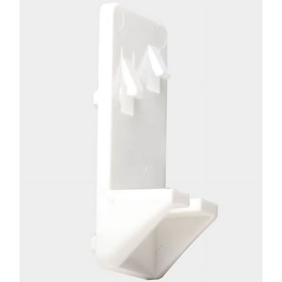 Rok Hardware Polycarbonate Shelf Support, 5mm Shelf Support Pegs, White Finish