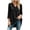 Womens Tops Long Sleeve Black, variant on Womens Tops Oversized Plus Size Spring/ Fall Casual V-Neck Split-Hem Long-Sleeve Maxi Tunic Tops Blue L